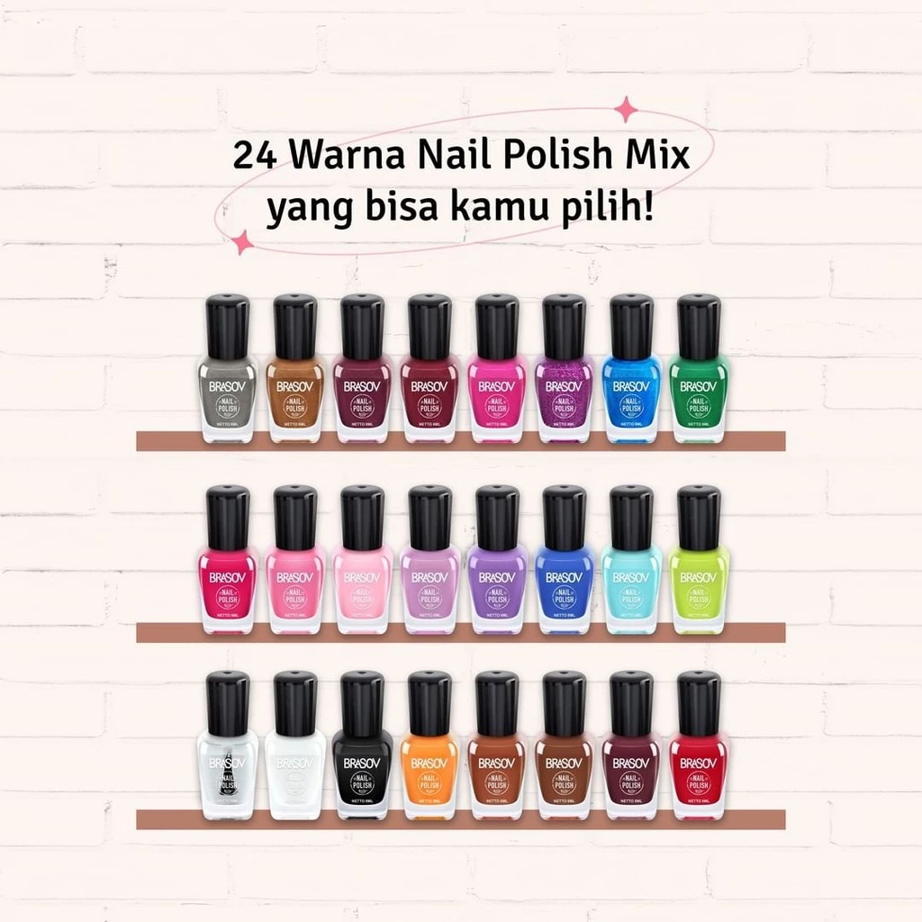 Jual Brasov Nail Polish Kutek Cat Kuku Mix Ml Satuan Shopee