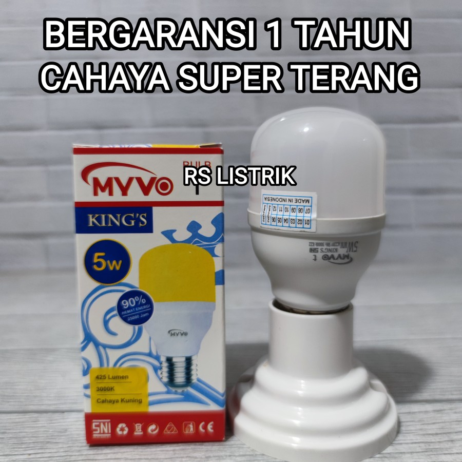 Jual Myvo Kings Lampu Led Capsule W Kuning Warm White K Bohlam Led