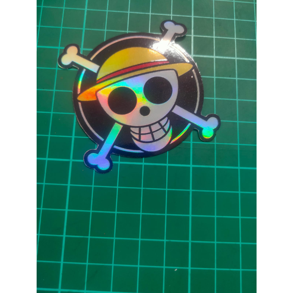 Jual Sticker Hologram Anime Onepiece Logo Shopee Indonesia