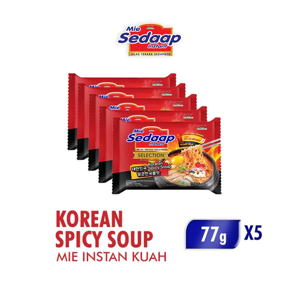 Jual Sedaap Mie Instant Korean Spicy Soup G Pcs Shopee Indonesia