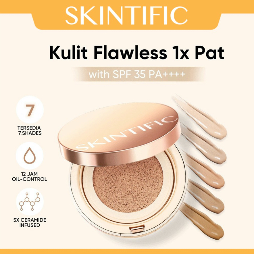 Jual SKINTIFIC Cover All Perfect Cushion High Coverage Poreless