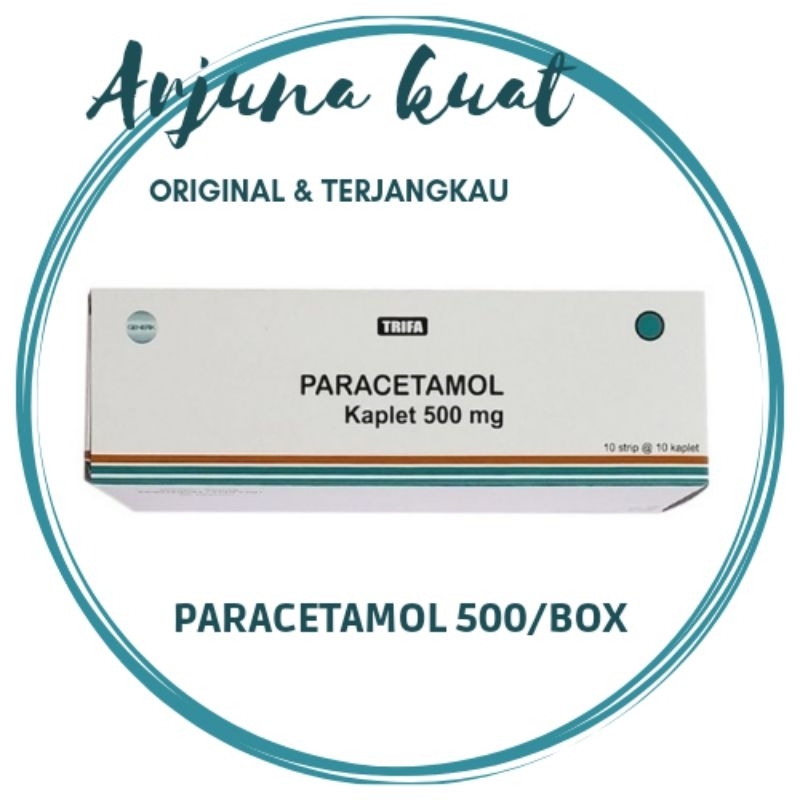 Jual Paracetamol Mg Trifa Per Box Shopee Indonesia