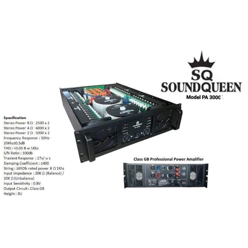 Jual Power Amplifier Soundqueen Pa Double Travo Shopee Indonesia