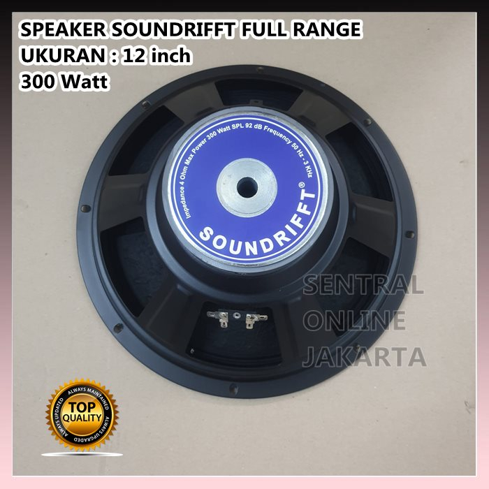 Jual SPEAKER WOOFER SOUNDRIFFT 12 Inch FULL RANGE 12inch 12in M120