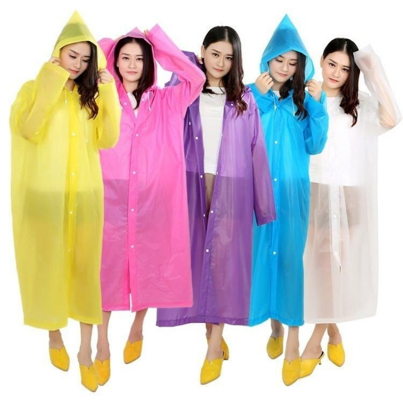 Jual Mouson Jas Hujan Raincoat Pria Wanita Mantel Jas Hujan Karet