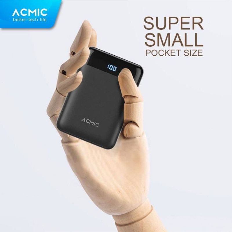 Jual ACMIC D10 PowerBank Digital SuperMini PB 10000mah DIGIMAX QC4