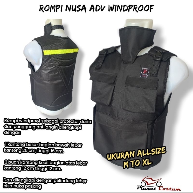 Jual Rompi Motor Touring Nusa Adv Biker Shopee Indonesia