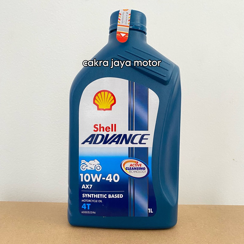 Jual Oli Shell Advance AX7 4T 1Liter Sport 10W 40 Shopee Indonesia