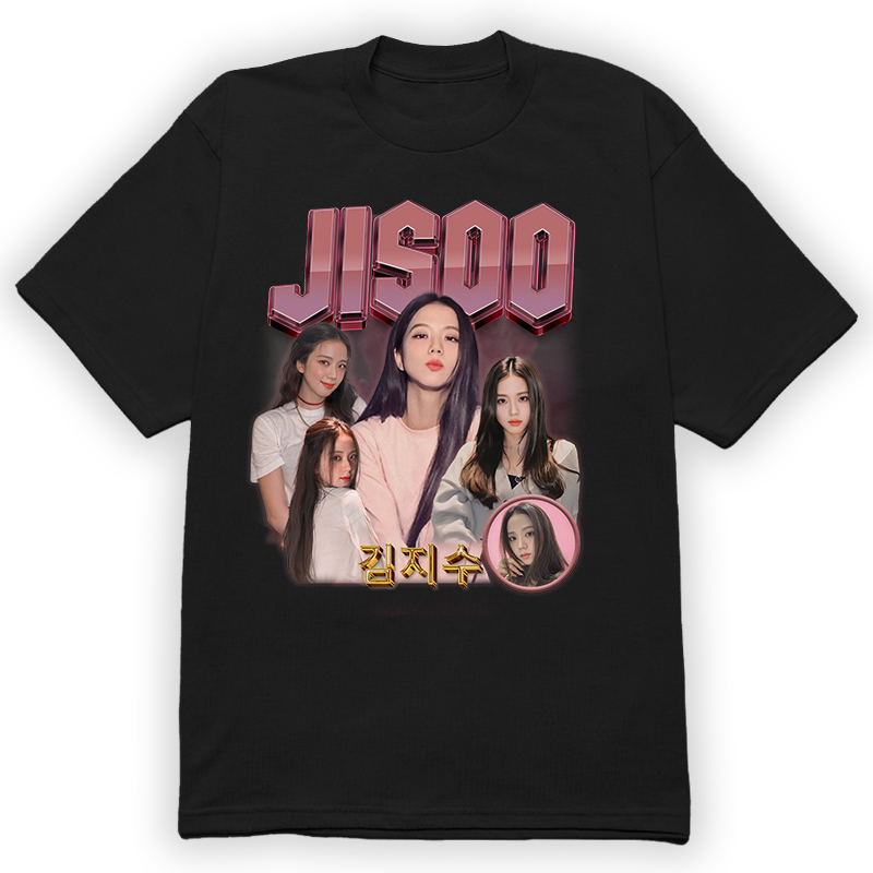 Jual T Shirt Kaos Jisoo Blackpink Korean Pop Kaos Blackpink Kim Jisoo