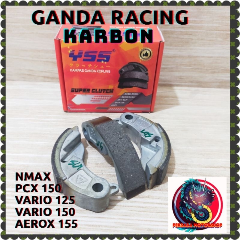 Jual KAMPAS GANDA RACING KARBON YSS N MAX PCX AEROX VARIO 125