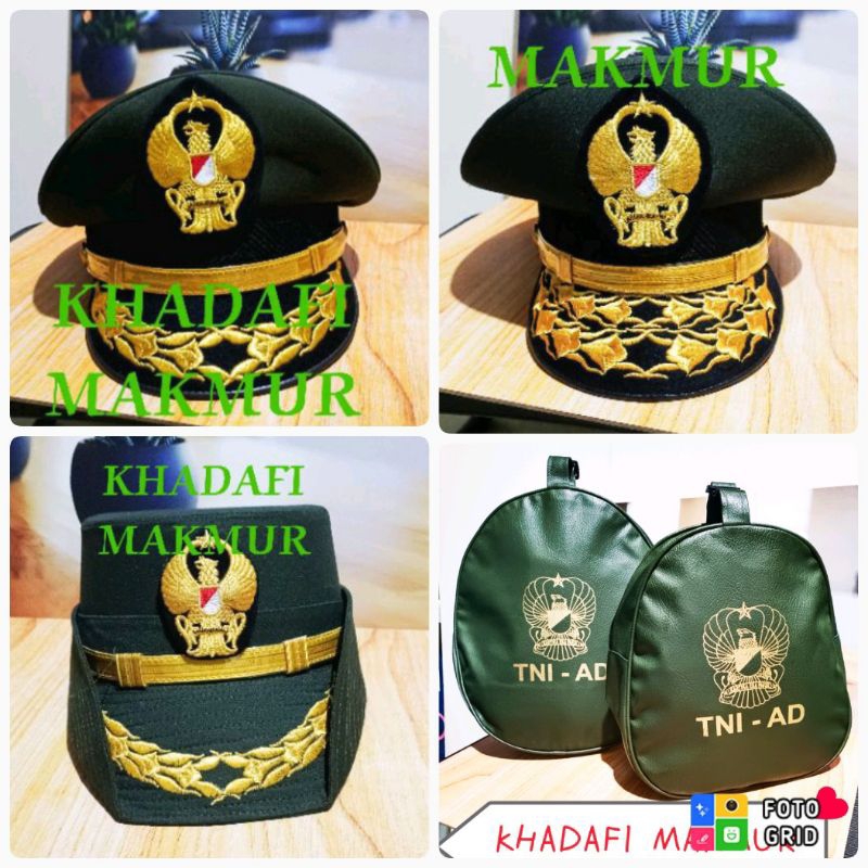 Jual Topi Pet Dan Tas Pet Pdu Tni Ad Pamen Dan Pati Pria Shopee