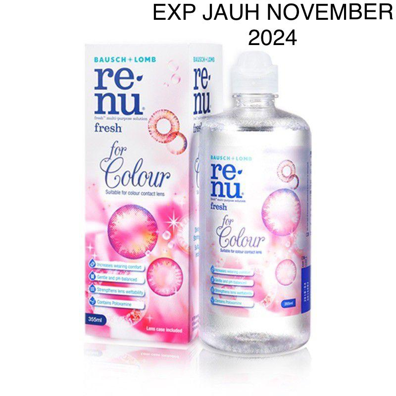 Jual Air Softlens Renu Colour 355ml Cairan Softlens Renu Colour 355ml