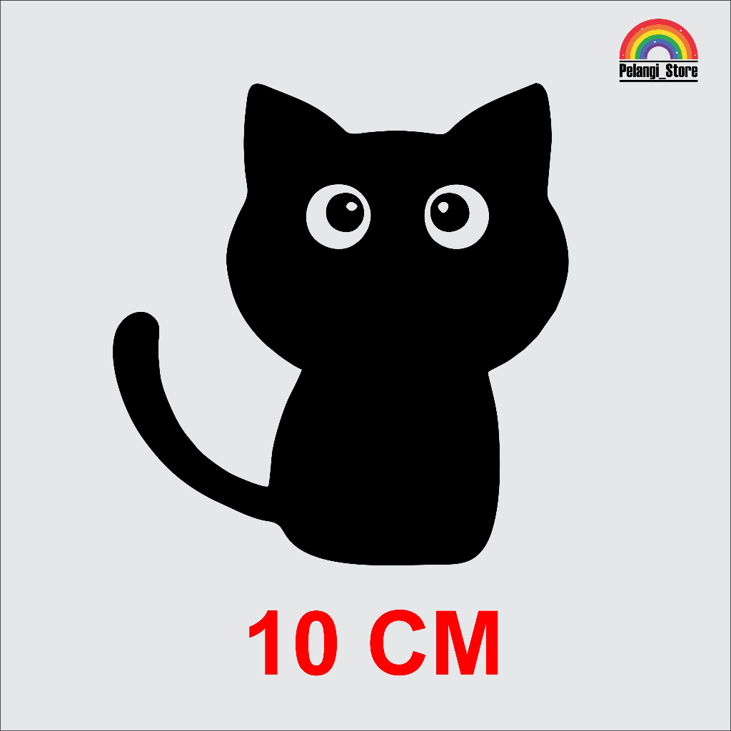 Jual Stiker Kucing Siluet Lucu Cutting Sticker Shopee Indonesia