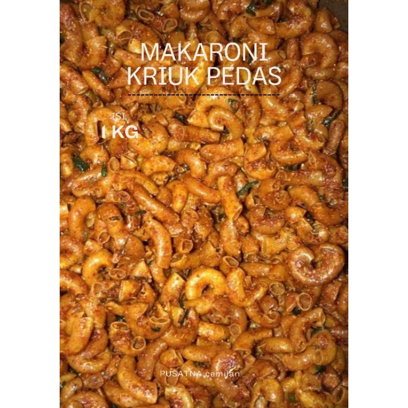 Jual Makaroni Kriuk Pedas Daun Jeruk 1kg Shopee Indonesia