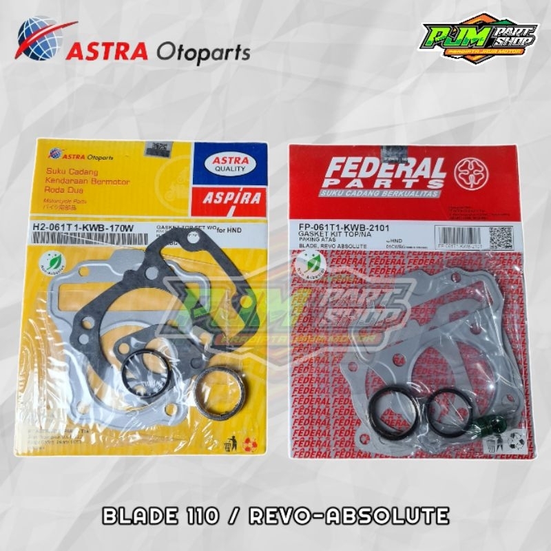 Jual Topset Paking Blok Set Blade Revo Absolute Fit Original Astra