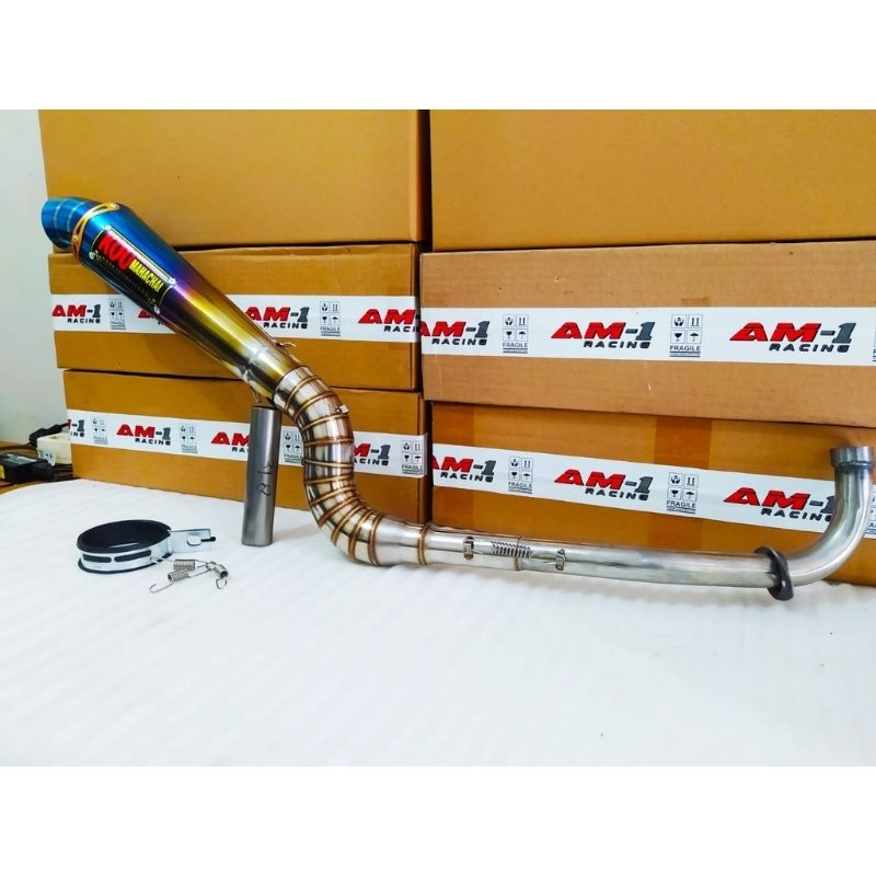 Jual Knalpot Kou Kobra Bluemoon Pnp All Motor Bebek Shopee Indonesia