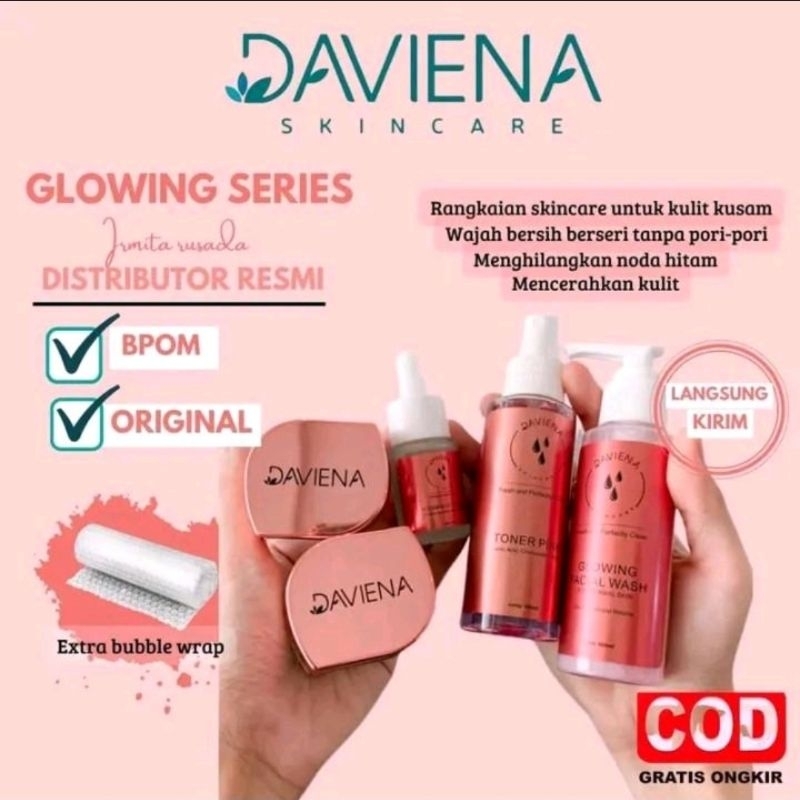 Jual Daviena Skincare Glowing Series Shopee Indonesia