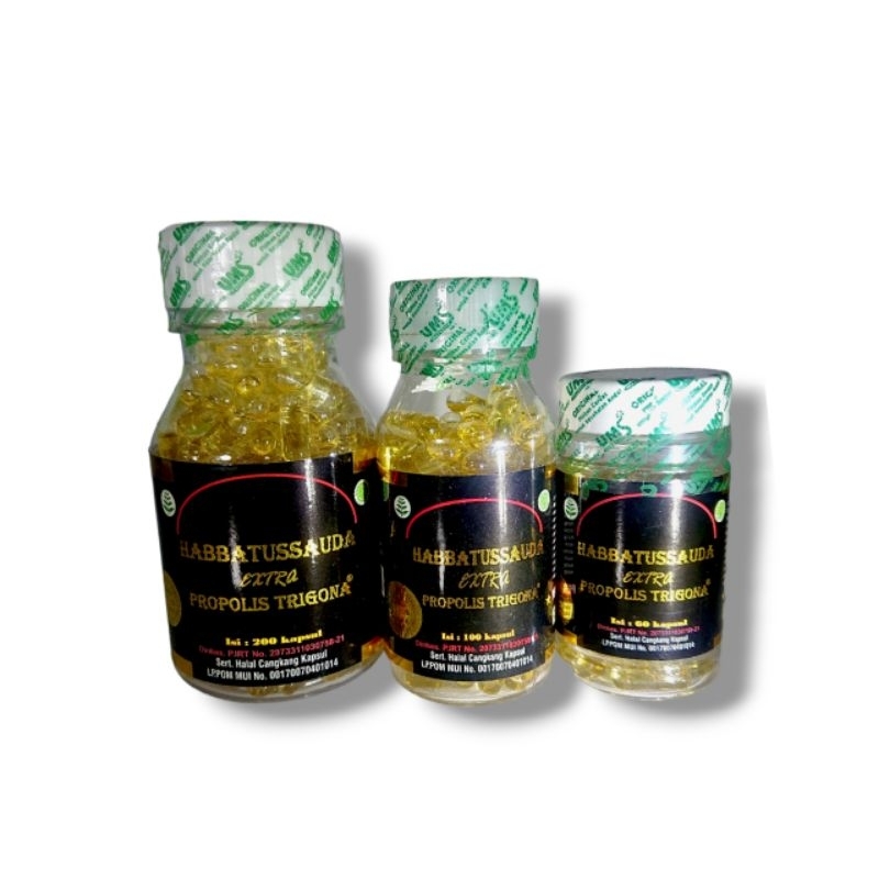 Jual Habbatussauda Extra Propolis Trigona Ums Kapsul Shopee Indonesia