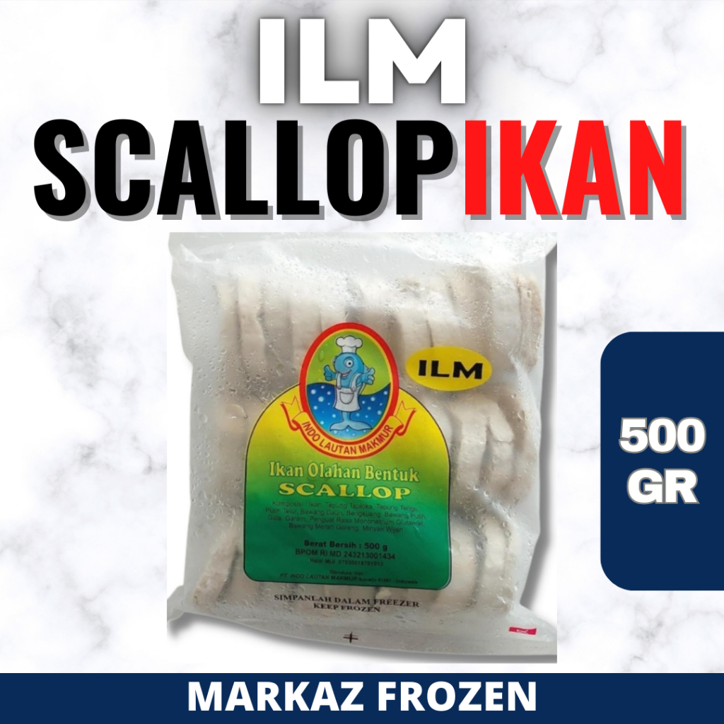 Jual ILM SCALLOP IKAN 500GR Shopee Indonesia