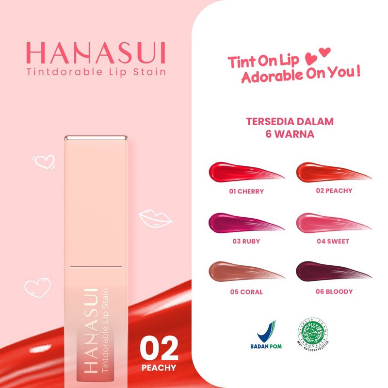 Jual Hanasui Mattedorable Lip Cream Hanasui Boba Lipcream Series