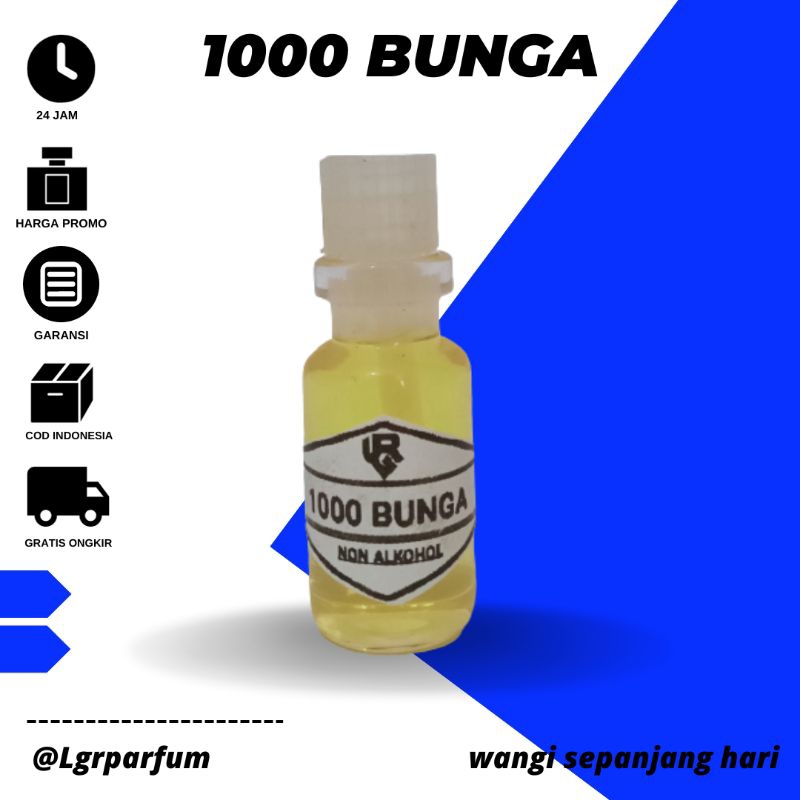 Jual Seribu Bunga Bibit Parfum Minyak Wangi Non Alkohol 3Ml Shopee