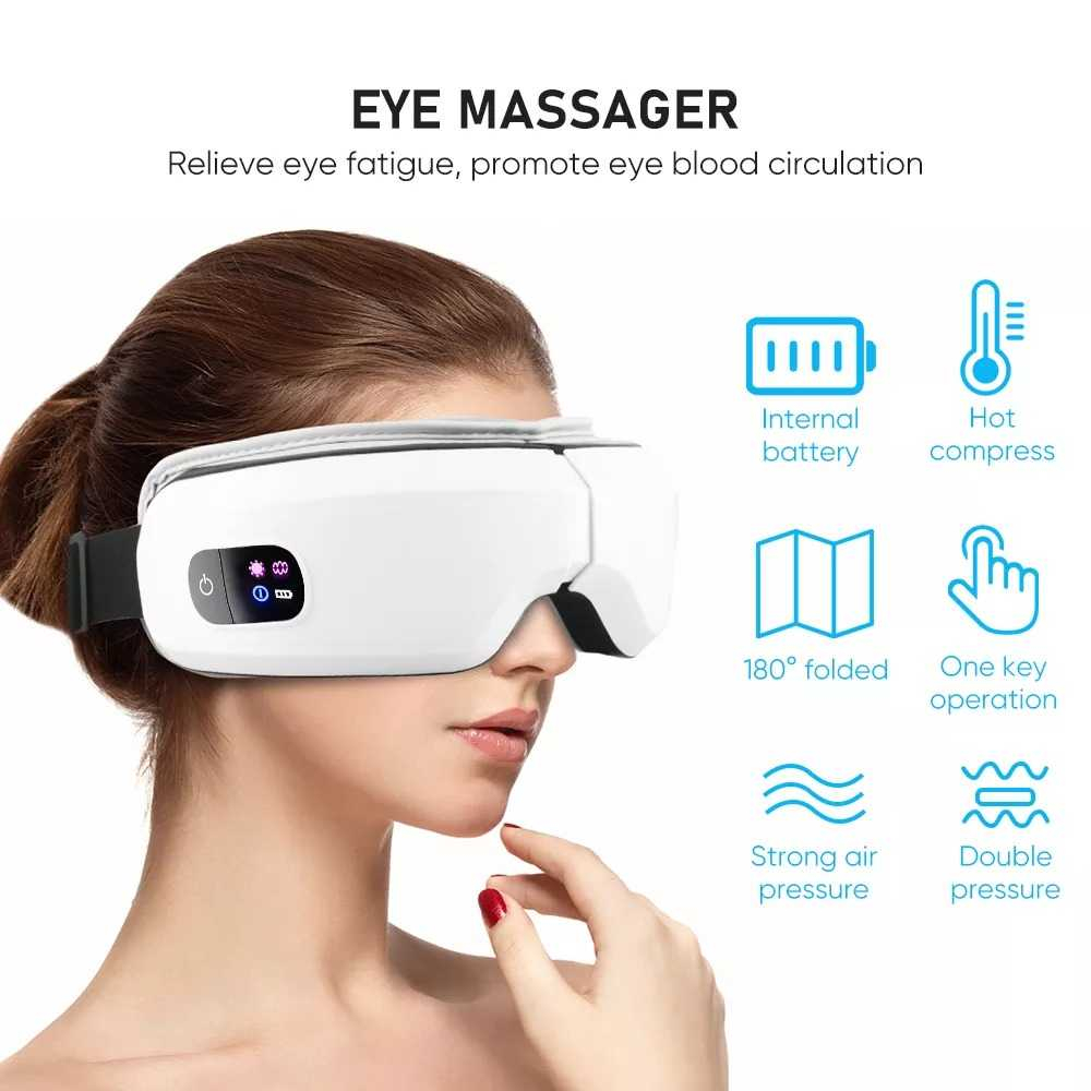 Jual Alat Pijat Kompres Mata Elektrik Smart Eye Massager Mengatasi Mata