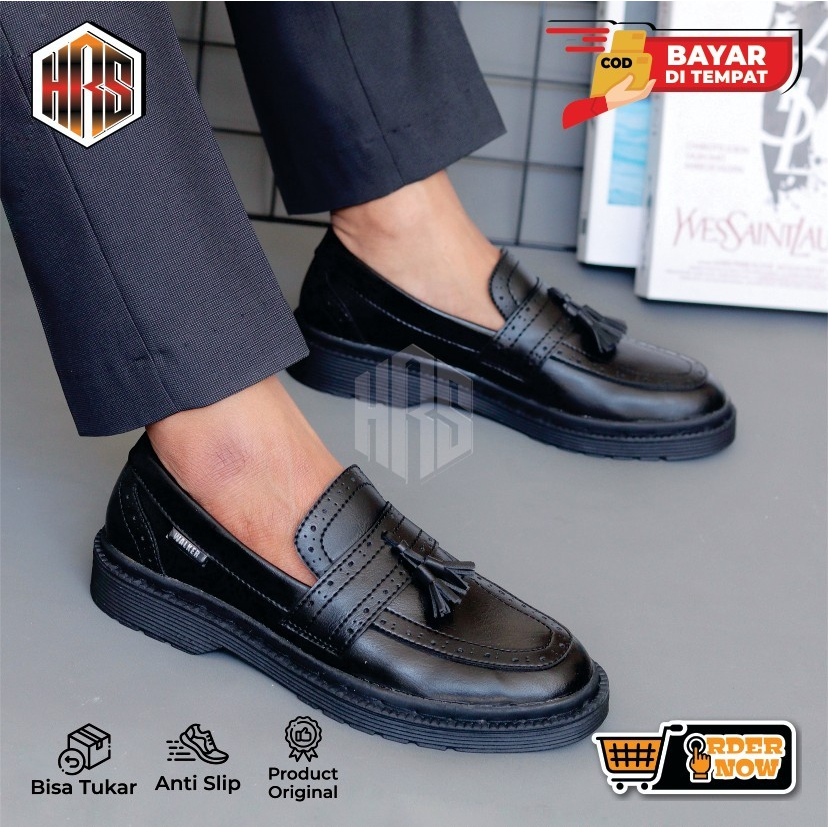 Jual HRS RAIZE Sepatu Loafers Docmart Pria Casual Formal Pantofel