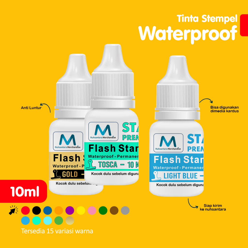 Jual Tinta M Stempel Flash Ml Tinta Refill Stempel Tinta Stamp