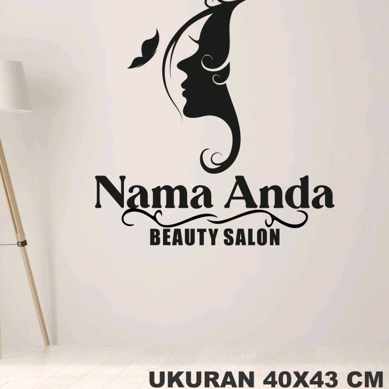 Jual Stiker Wall Stiker Dinding Salon Kecantikan Beauty Care Hiasan