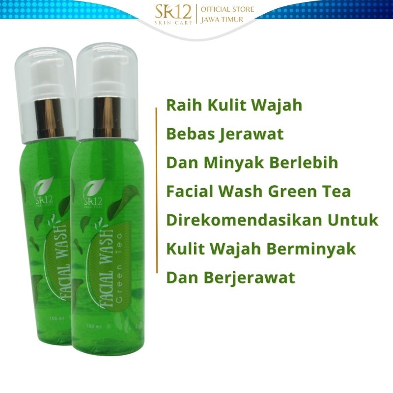 Jual Facial Wash Green Tea Sr Untuk Kulit Berjerawat Mengatasi Kulit