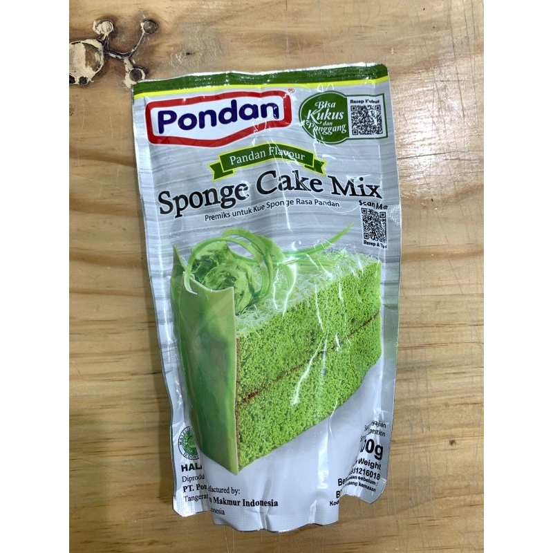 Jual Pondan Sponge Cake Mix Pandan Pondan Premiks Sponge Cake Mix