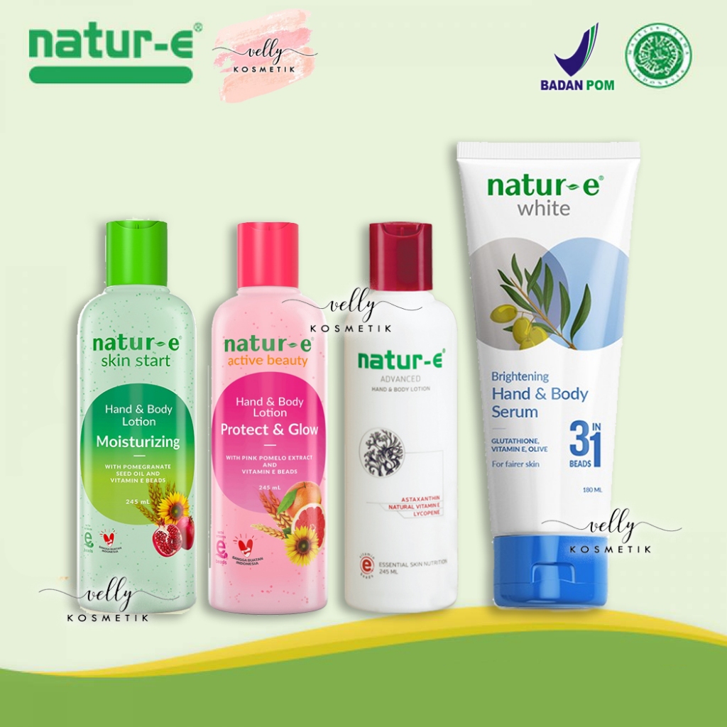 Jual Natur E Hand Body Lotion HBL 245ml Shopee Indonesia