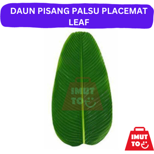 Jual Imutto Daun Pisang Palsu Placemat Banana Leaf Daun Pisang Alas