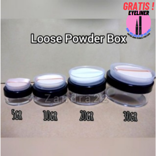 Jual Termurah Loose Powder Jar Wadah Kosong Bedak Tabur Gr Gr Gr