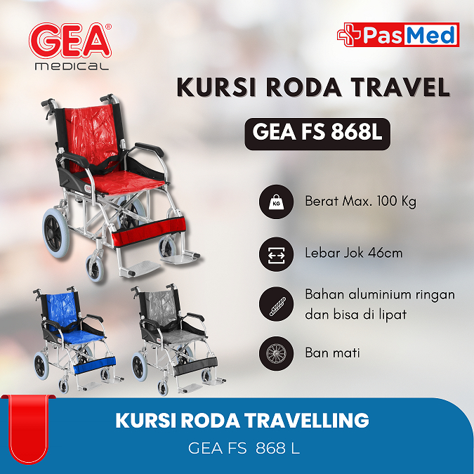 Jual Kursi Roda Tarveling Gea Type L Shopee Indonesia