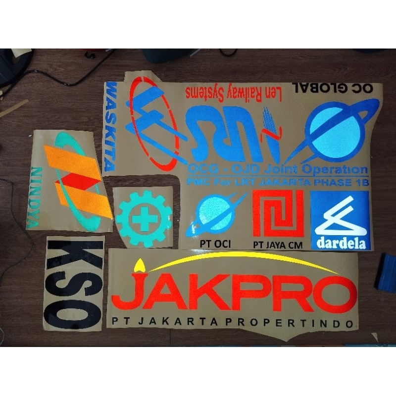 Jual Stiker Nama Logo Gerobak Jualan Sticker Custom Reflektif