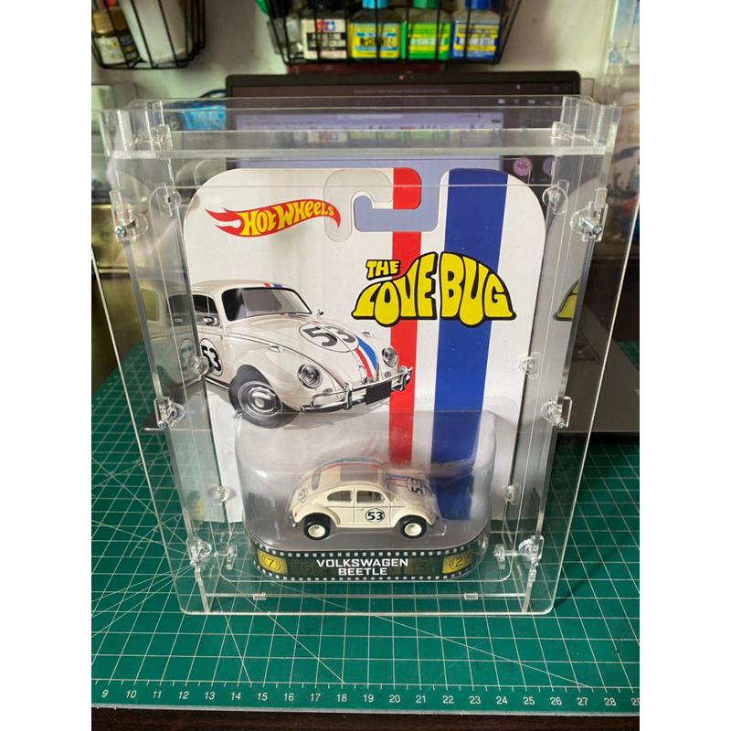 Jual Hot Wheels Volkswagen Beetle The Love Bug Herbie Akrilik