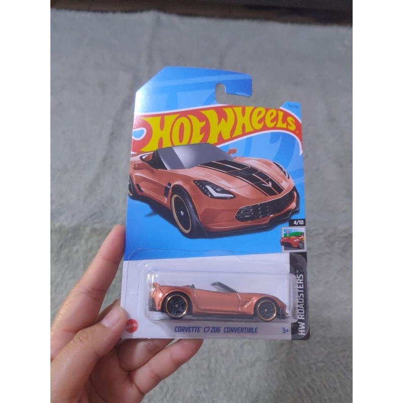 Jual Hot Wheels Corvette C7 Z06 Convertible Shopee Indonesia