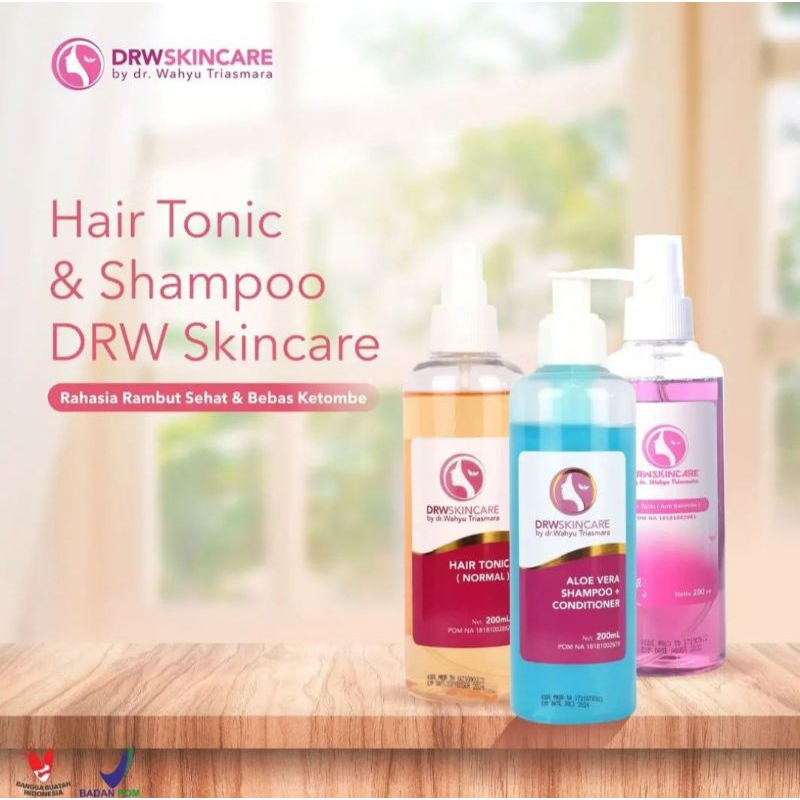 Jual Paket Shampo Drw Skincare Shampo Hair Tonic Shopee Indonesia