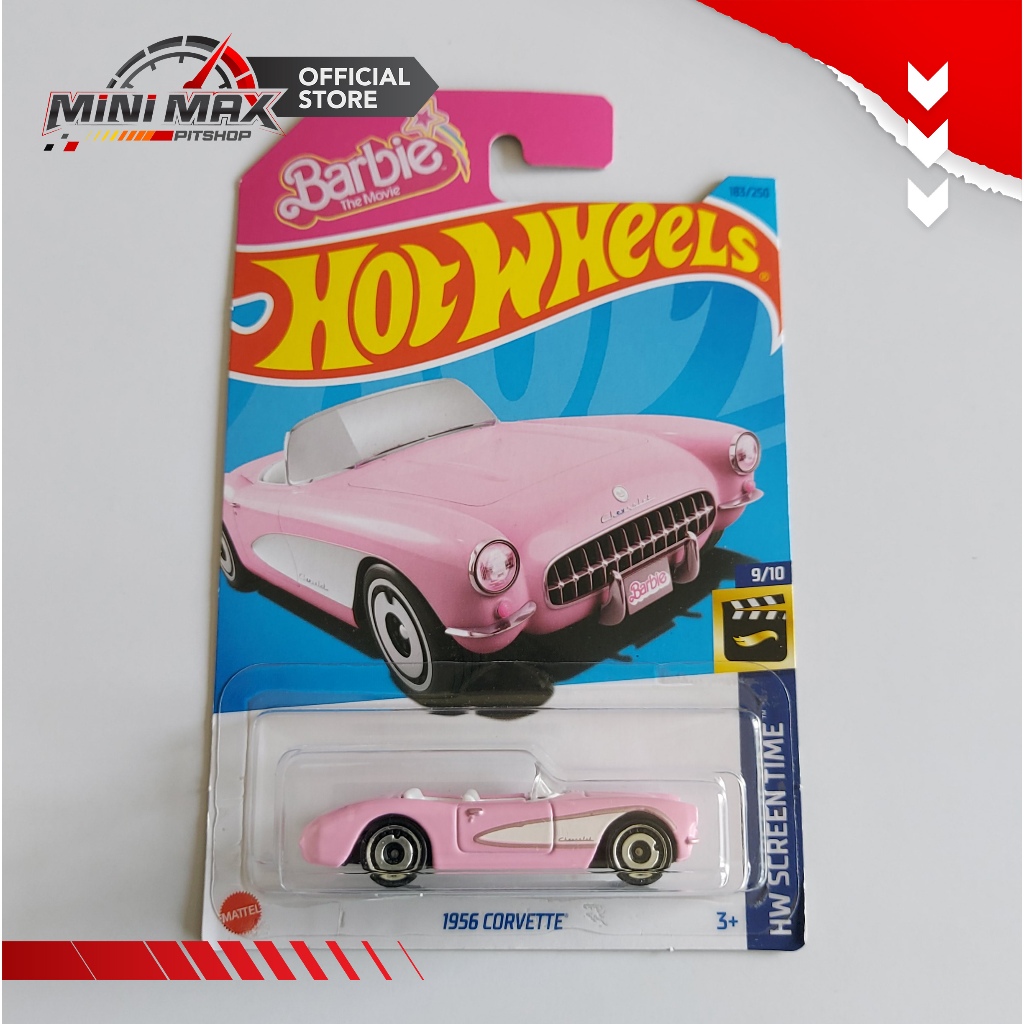 Jual HOTWHEELS BARBIE THE MOVIE 1956 CORVETTE PINK Mini Max Pitshop