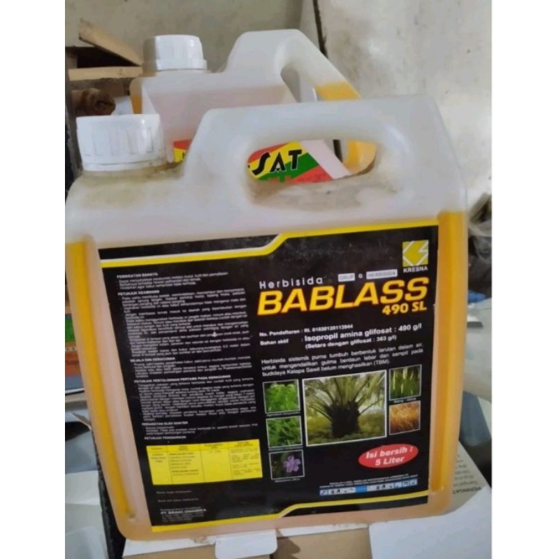 Jual Herbisida Bablass Sl Liter Pembasmi Rumput Liar Shopee