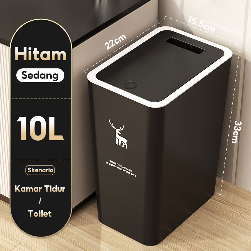 Jual Tong Sampah Tertutup Minimalis Tempat Sampah Dengan Otomatis Klik