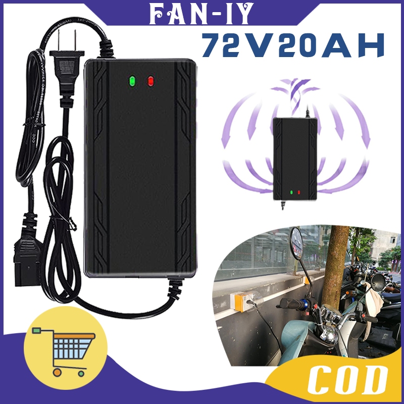 Jual 72V 20AH Cas Charger Motor Sepeda Listrik Auto Cut Off Charger