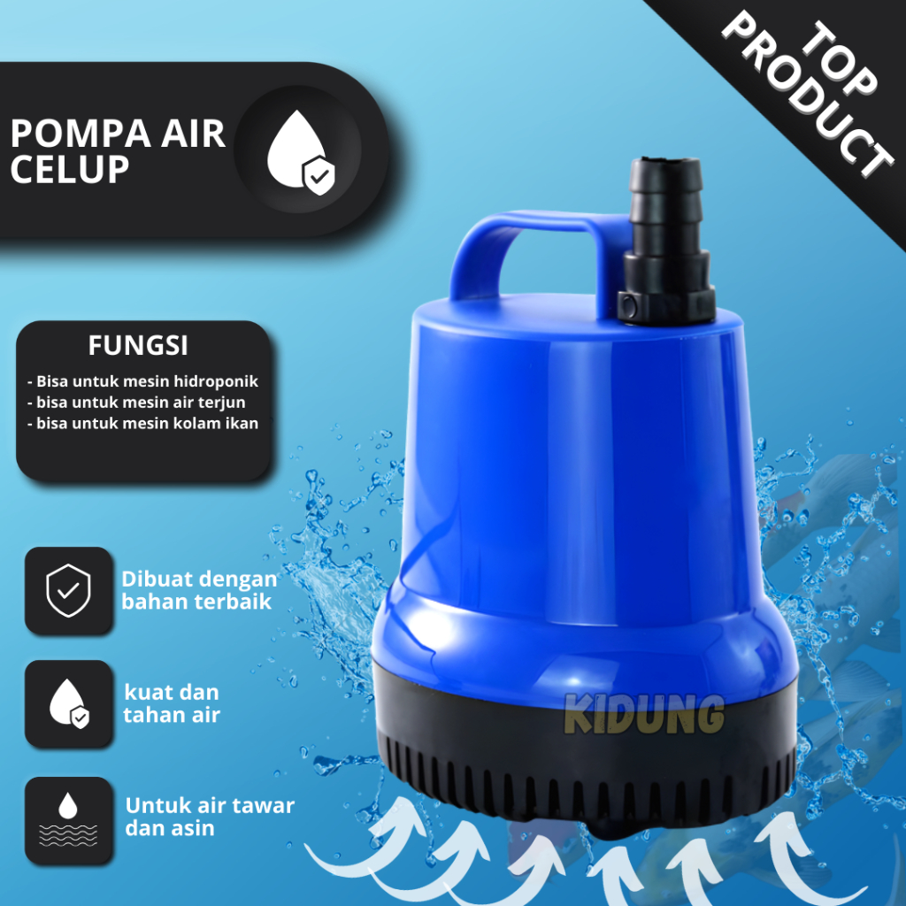 Jual Mesin Air Power Head Pompa Filter Celup Aquarium Besar Water Pump