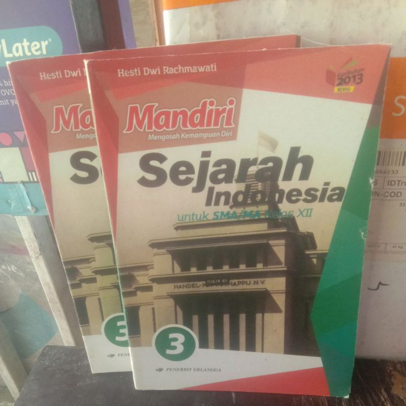 Jual BUKU MANDIRI SEJARAH INDONESIA UNTUK SMA KELAS 12 PENERBIT