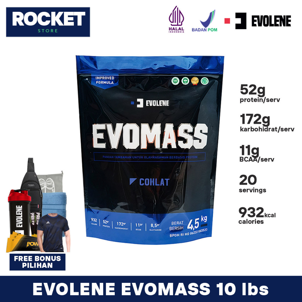 Jual Evo Mass Kg Evolene Susu Protein Evomass Lbs Lbs Evomas