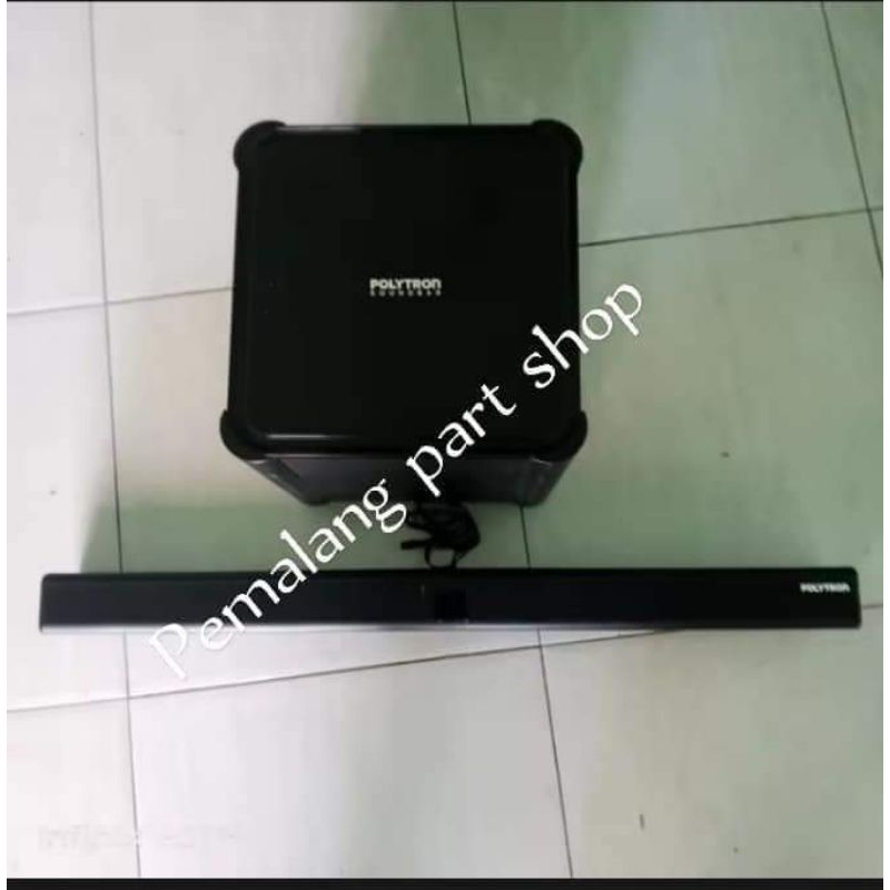 Jual SPEKER PASIF SOUNDBAR SUBWOOFER POLYTRON TV LED 32INCH Shopee