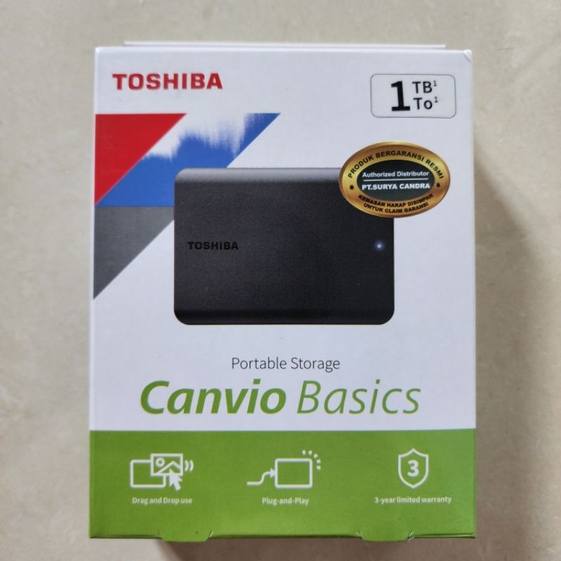 Jual Hdd Harddisk Hardisk Eksternal Toshiba Canvio Tb Tb Shopee