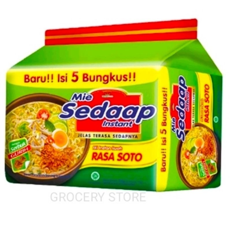 Jual Mie Sedap Mie Instan Rasa Soto 75gr Isi 5 Bag Mie Sedap Soto