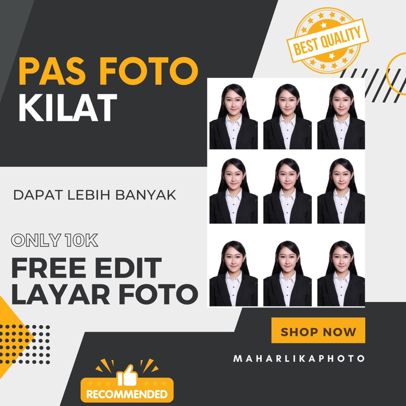 Jual Cetak Pas Foto Kilat X X X Free Edit Layar Pekanbaru